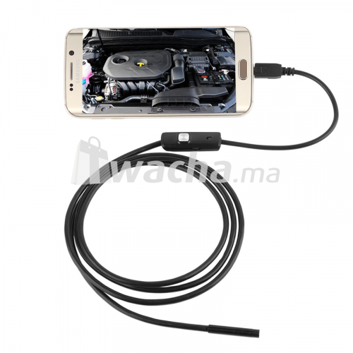 Caméra Endoscope Flexible Étanche D’inspection pour Android PC Portable 6 led Réglable