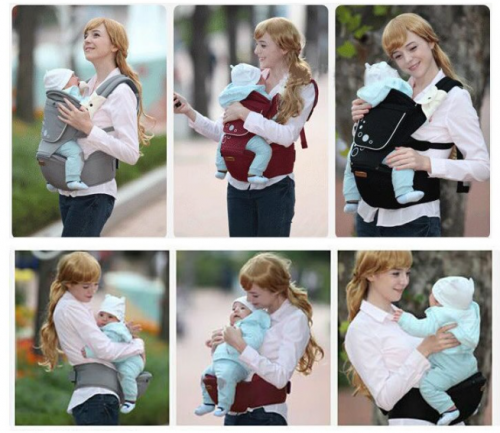 Porte-bébé en coton, siège Hipseat d'extérieur, écharpe multifonction, sac à dos, transport pour enfants
