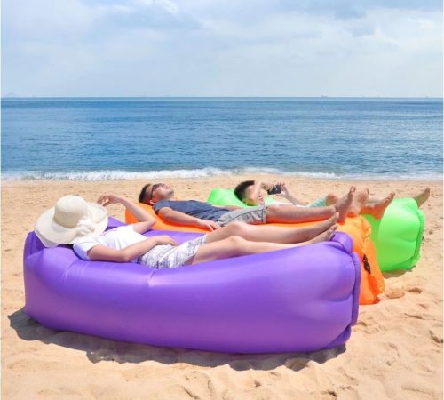Chaise de Camping, canapé gonflable de pique-nique de plage