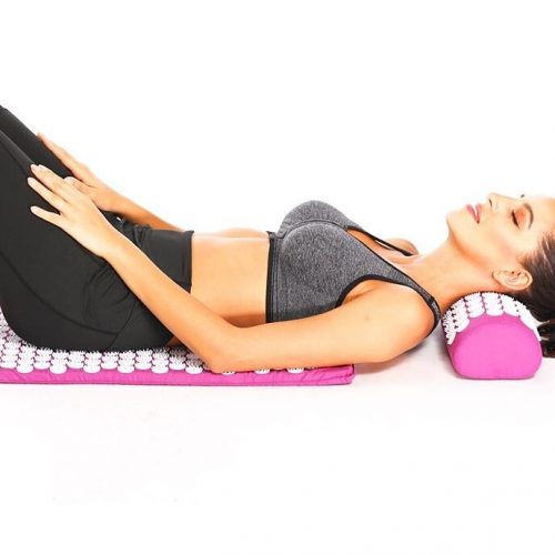 Tapis d'exercice Pilates antidérapant, d'acupression et de Yoga